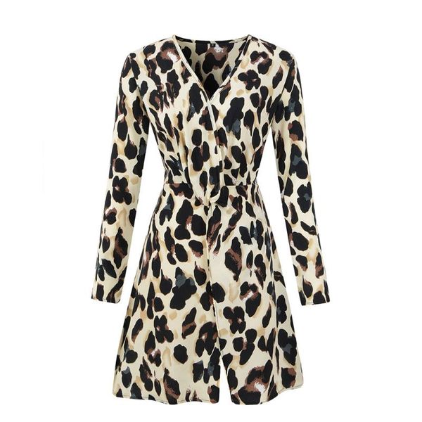 casual dresses 2021 fall long-sleeved mini for women v neck leopard print knotted zipper bodycon irregular chiffon dress, Black;gray
casual dresses 2021 fall long-sleeved mini for women v neck leopard print knotted zipper bodycon irregular chiffon dress, Black;gray