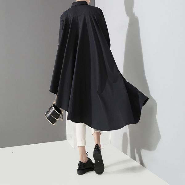 Original design elegant spring style casual solid irregular dress, black fashion loose dress, Black;gray
Original design elegant spring style casual solid irregular dress, black fashion loose dress, Black;gray
