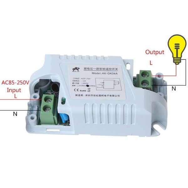 1set 433mhz ac85v-250v switch rf universal wireless receiver with round stickers remote control smart home
1set 433mhz ac85v-250v switch rf universal wireless receiver with round stickers remote control smart home