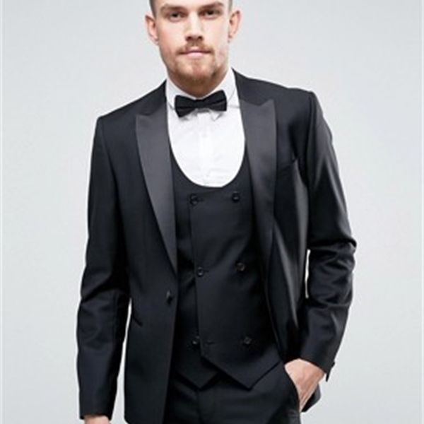 men's suits & blazers black business custom made men suit classic groom tuxedos blazer prom mens bridegroom (jacket+pant+vest+tie), White;black
men's suits & blazers black business custom made men suit classic groom tuxedos blazer prom mens bridegroom (jacket+pant+vest+tie), White;black