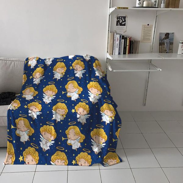 blankets special throw blanket for bed cute little angel stars nap traveling soft flannel children's bedroom bedspreadc
blankets special throw blanket for bed cute little angel stars nap traveling soft flannel children's bedroom bedspreadc