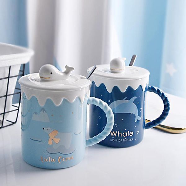 mugs 400ml japanese whale cartoon simple ceramic water bottle with lid and spoon lovely sea animal breakfast milk coffee cup
mugs 400ml japanese whale cartoon simple ceramic water bottle with lid and spoon lovely sea animal breakfast milk coffee cup
