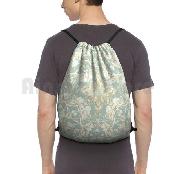 soft & cream hand drawn floral pattern backpack drawstring bag riding climbing gym green pastel
soft & cream hand drawn floral pattern backpack drawstring bag riding climbing gym green pastel