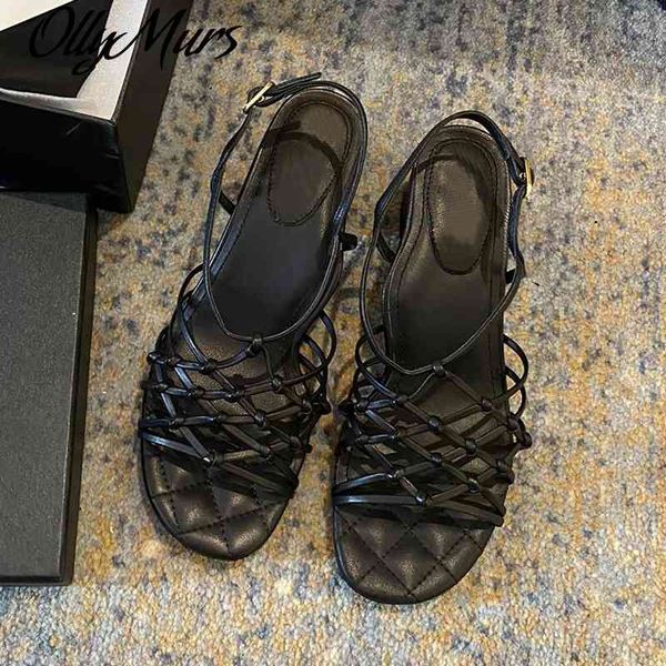 ollymurs summer ladies high heels flower decoration round head thick heel quality genuine leather mesh fashion sandals, Black
ollymurs summer ladies high heels flower decoration round head thick heel quality genuine leather mesh fashion sandals, Black