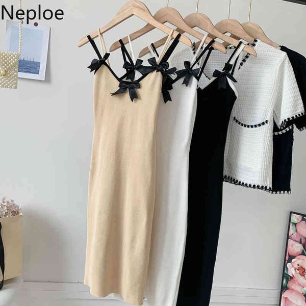 neploe sweet bow mini dress women slim stretchy knitted bodycon sling dresses summer robe sleeveless chic vestidos 210422, Black;gray
neploe sweet bow mini dress women slim stretchy knitted bodycon sling dresses summer robe sleeveless chic vestidos 210422, Black;gray