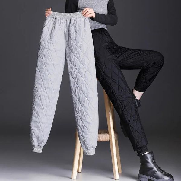 women's pants & capris ultra light winter warm harem korean women casual elastic waist quilted trousers outdoor velvet down cotton swea, Black;white
women's pants & capris ultra light winter warm harem korean women casual elastic waist quilted trousers outdoor velvet down cotton swea, Black;white