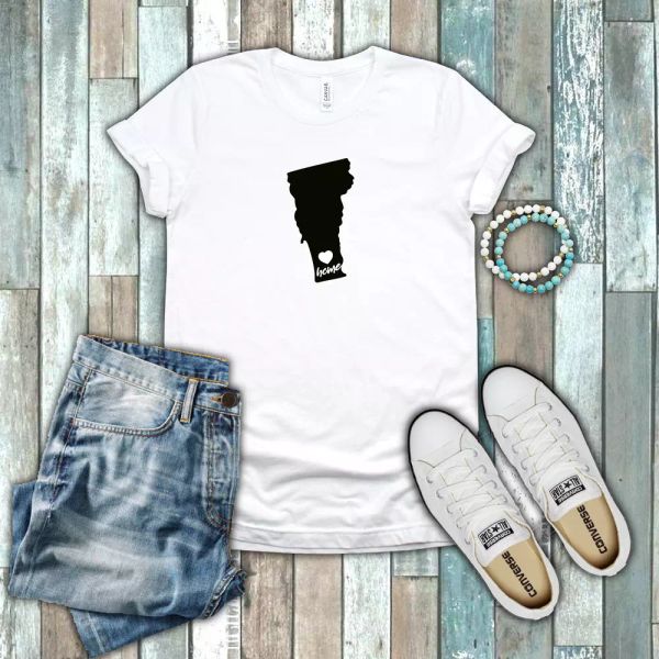 vermont green mountain state home pride silhouette 100% cotton white t-shirt, White;black
vermont green mountain state home pride silhouette 100% cotton white t-shirt, White;black