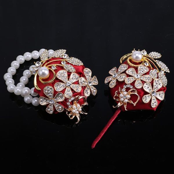 decorative flowers & wreaths wrist flower corsage bridesmaid and sister hand korean wedding bride groom full diamond 0888g-z
decorative flowers & wreaths wrist flower corsage bridesmaid and sister hand korean wedding bride groom full diamond 0888g-z