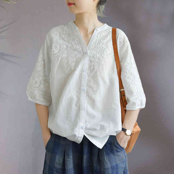 women's blouses & shirts lamtrip unique plus size feminine v-neck embroidery cotton half sleeve shirt blouse 2021 summer a4ot, White
women's blouses & shirts lamtrip unique plus size feminine v-neck embroidery cotton half sleeve shirt blouse 2021 summer a4ot, White