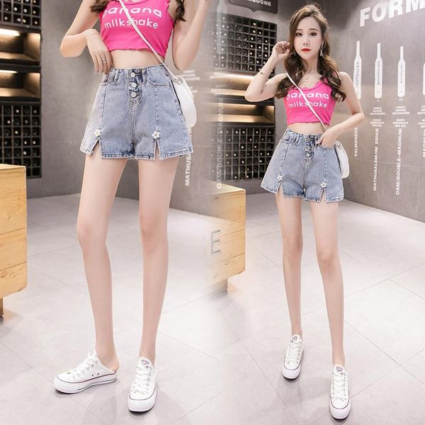 women's shorts woman jeans short wide-leg high waist a-line loose denim korean style solid single breasted slit casual trousers, White;black
women's shorts woman jeans short wide-leg high waist a-line loose denim korean style solid single breasted slit casual trousers, White;black