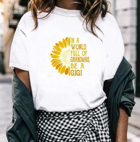 in a world full women t shirt of grandmas letter print short sleeve o neck loose summer girls causal tee, White
in a world full women t shirt of grandmas letter print short sleeve o neck loose summer girls causal tee, White