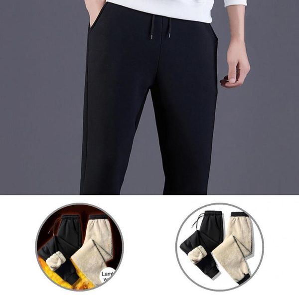 men's pants solid color terrific padded fit sweatpants straight large size for work, Black
men's pants solid color terrific padded fit sweatpants straight large size for work, Black