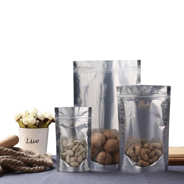 pcs/pack silver aluminum foil clear plastic packaging bags heat seal vacuum pouches bag storage pack mylar
pcs/pack silver aluminum foil clear plastic packaging bags heat seal vacuum pouches bag storage pack mylar