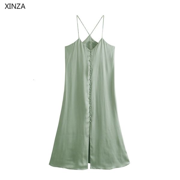 casual dresses women summer satin slip mini sleeveless backless evening woman chic spaghetti straps green 40ch, Black;gray
casual dresses women summer satin slip mini sleeveless backless evening woman chic spaghetti straps green 40ch, Black;gray
