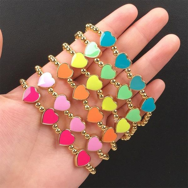 beaded, strands fashion metal enamel beaded bracelet women candy color macarons love heart shape for jewelry wholesale px-41, Black
beaded, strands fashion metal enamel beaded bracelet women candy color macarons love heart shape for jewelry wholesale px-41, Black