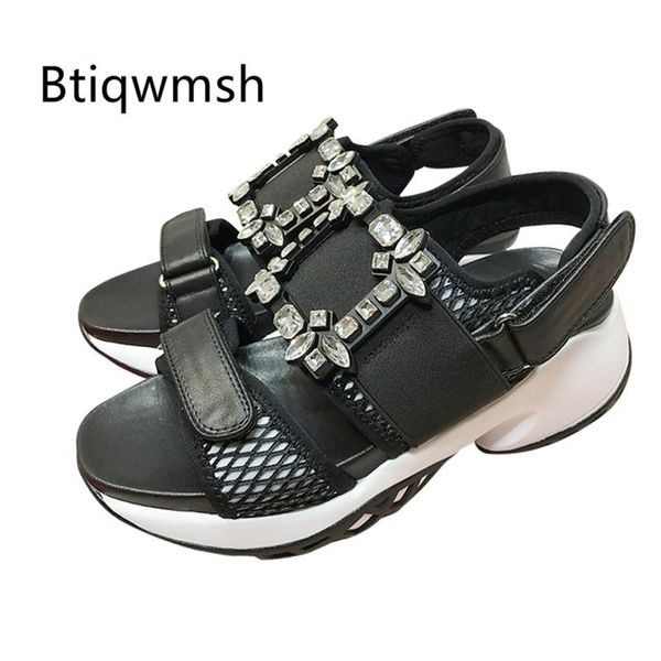 dress shoes 2021 chic design rhinestone sandals women open toe diamond buckle thick bottom mesh casual woman gladiator, Black
dress shoes 2021 chic design rhinestone sandals women open toe diamond buckle thick bottom mesh casual woman gladiator, Black