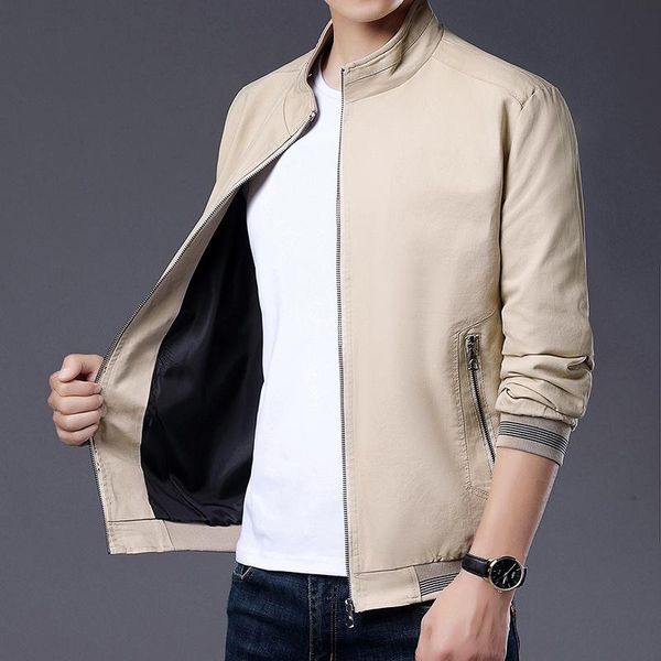 zipper jacket men quality cotton male spring autumn slim fit coat mens outerwear brand men's clothing jackets, Black;brown
zipper jacket men quality cotton male spring autumn slim fit coat mens outerwear brand men's clothing jackets, Black;brown