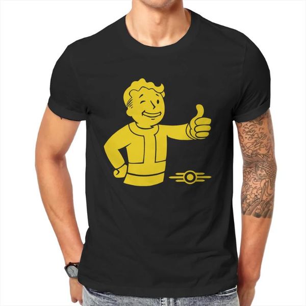 men's t-shirts fallout dweller game man tshirt vault tec5 distinctive t shirt harajuku streetwear trend, White;black
men's t-shirts fallout dweller game man tshirt vault tec5 distinctive t shirt harajuku streetwear trend, White;black