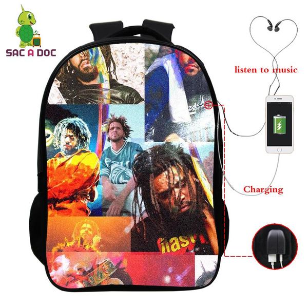 backpack 16 inch waterproof mochila hip hop rap j cole print boys travel school bag usb charging bookbag for teenage girls
backpack 16 inch waterproof mochila hip hop rap j cole print boys travel school bag usb charging bookbag for teenage girls