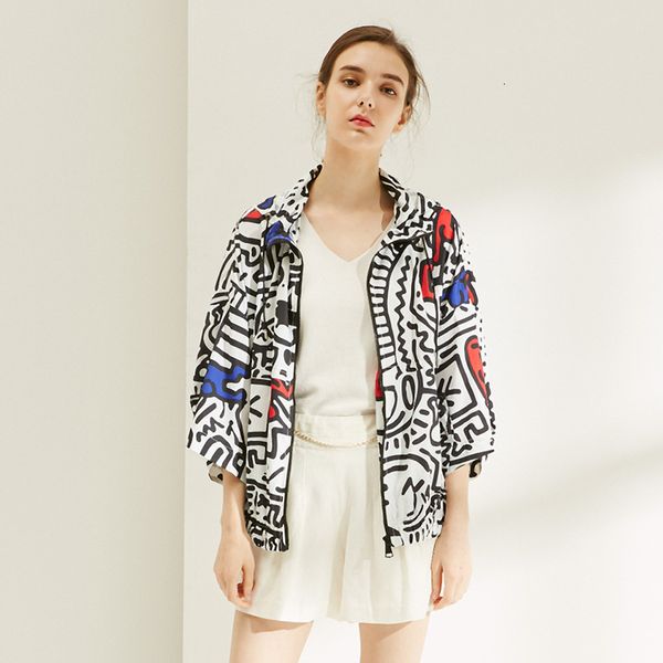 jackets ladies spring korean women's printed loose casual hooded women jacket, Black;brown
jackets ladies spring korean women's printed loose casual hooded women jacket, Black;brown