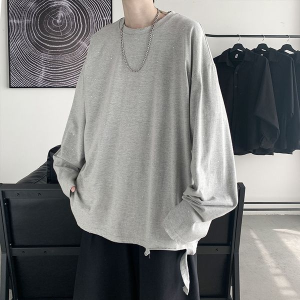men's t-shirts spring bright color t-shirt fashion casual torn t shirt men streetwear korean loose hip-hop long-sleeved tshirt men, White;black
men's t-shirts spring bright color t-shirt fashion casual torn t shirt men streetwear korean loose hip-hop long-sleeved tshirt men, White;black