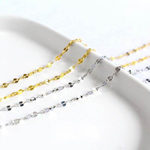 chains water wave chain stainless steel gold necklace for women long choker clavicle do not fade jewelry wholesale, Silver
chains water wave chain stainless steel gold necklace for women long choker clavicle do not fade jewelry wholesale, Silver