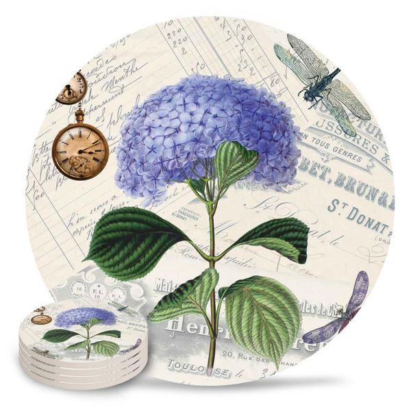 mats & pads purple flower dragonfly clock retro ceramic coasters waterproof tea cup mat christmas home decor for glasses
mats & pads purple flower dragonfly clock retro ceramic coasters waterproof tea cup mat christmas home decor for glasses