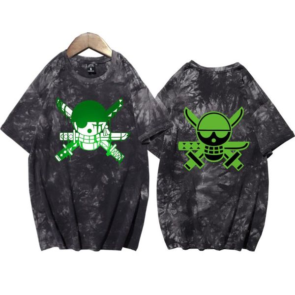 men's t-shirts one piece logo anime t-shirt tie dye round neck man and woman, White;black
men's t-shirts one piece logo anime t-shirt tie dye round neck man and woman, White;black