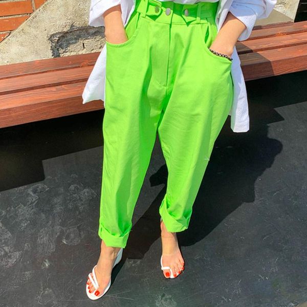 summer 2021 harem pants women high waist white vintage streetwear korean style green trousers casual cotton clothing women's & capris, Black;white
summer 2021 harem pants women high waist white vintage streetwear korean style green trousers casual cotton clothing women's & capris, Black;white