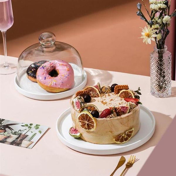 dishes & plates ceramic cake display plate dessert storage tray bread holder fruit platter stand with glass cover wedding party tableware
dishes & plates ceramic cake display plate dessert storage tray bread holder fruit platter stand with glass cover wedding party tableware