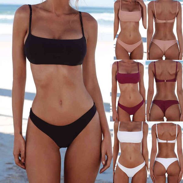 push-up fashion beach womens solid bikini unpadded bra swimsuit swimwear girls triangle bather set swimming su, White;black
push-up fashion beach womens solid bikini unpadded bra swimsuit swimwear girls triangle bather set swimming su, White;black