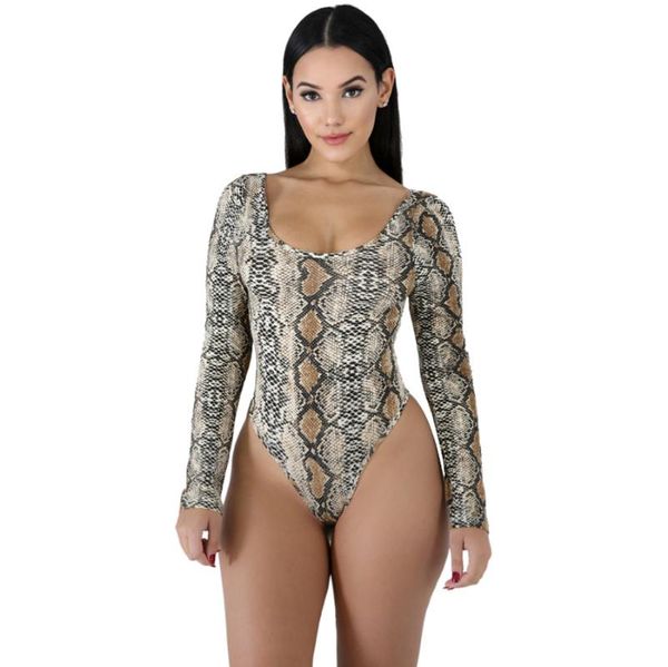 ursuper snake print long sleeve jumpsuit women's skin-friendly slim-fit bottoming autumn clothing t-shirt, White
ursuper snake print long sleeve jumpsuit women's skin-friendly slim-fit bottoming autumn clothing t-shirt, White
