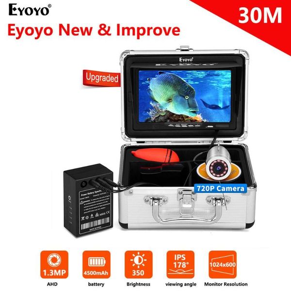 fish finder eyoyo 7" underwater fishing camera ice upgrated 720p 12 ir lights 1024x600 ips screen sea
fish finder eyoyo 7" underwater fishing camera ice upgrated 720p 12 ir lights 1024x600 ips screen sea