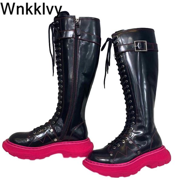 boots knee high women cross tied belt buckle decor motorcycle knight 2021 long booties runway autumn winter shoes girls, Black
boots knee high women cross tied belt buckle decor motorcycle knight 2021 long booties runway autumn winter shoes girls, Black
