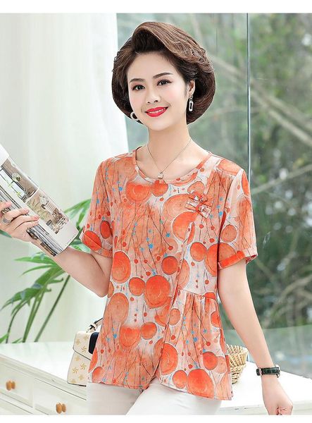 women's blouses & shirts summer cotton and linen short-sleeved t-shirt fashion printed thin round neck wild shirt, White
women's blouses & shirts summer cotton and linen short-sleeved t-shirt fashion printed thin round neck wild shirt, White