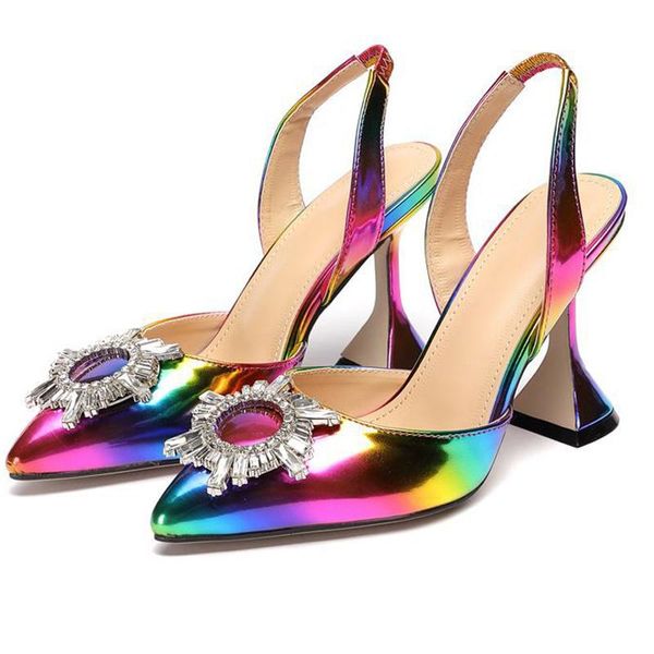 dress shoes colorful pu fashion women heeled sandals pointed toe rhinestone rainbow sun flower spike high heel ladies rome party, Black
dress shoes colorful pu fashion women heeled sandals pointed toe rhinestone rainbow sun flower spike high heel ladies rome party, Black
