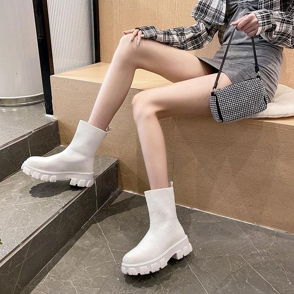 boots women plus size booties trend autumn socks shoes woman stretch fabric mid-calf casual platform net red knitted short, Black
boots women plus size booties trend autumn socks shoes woman stretch fabric mid-calf casual platform net red knitted short, Black