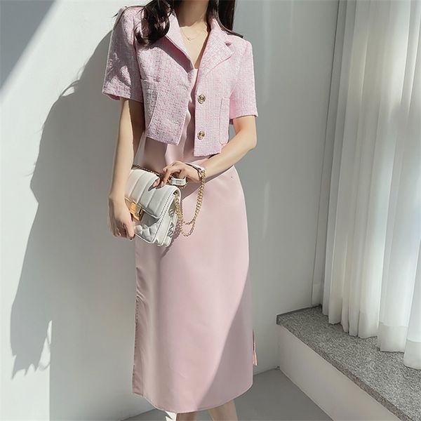 casual dresses plus size retro gentle high waist slim summer coats +femme prom solid all match slip suits 2 piece sets wz, Black;gray
casual dresses plus size retro gentle high waist slim summer coats +femme prom solid all match slip suits 2 piece sets wz, Black;gray