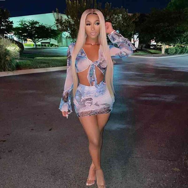 tie dye 2 pieces womens tracksuits flare sleeve crop bow v neck skirt bodycon streetwear autumn winter club, Gray
tie dye 2 pieces womens tracksuits flare sleeve crop bow v neck skirt bodycon streetwear autumn winter club, Gray