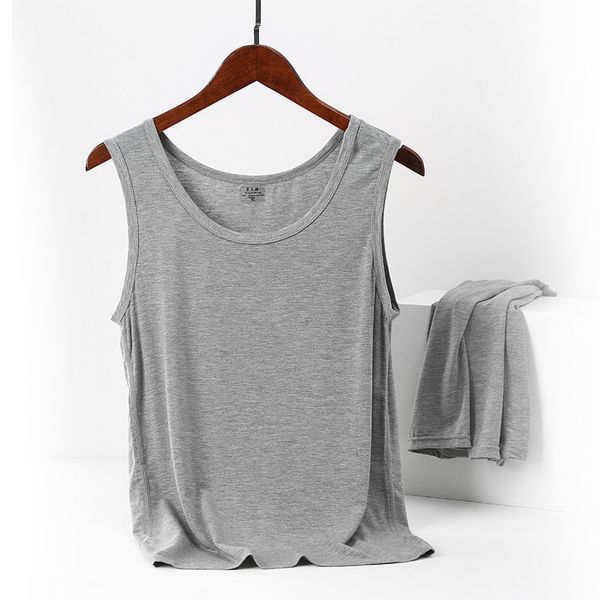 men' tank spring and autumn bottom fitted modal summer breathable elastic solid round neck vest, White;black
men' tank spring and autumn bottom fitted modal summer breathable elastic solid round neck vest, White;black