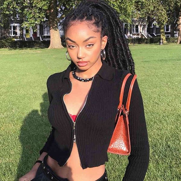 sweetown black ribbed casual crop ladies cardigans turn down collar long sleeve autumn winter sweater women knitwear, White;black
sweetown black ribbed casual crop ladies cardigans turn down collar long sleeve autumn winter sweater women knitwear, White;black