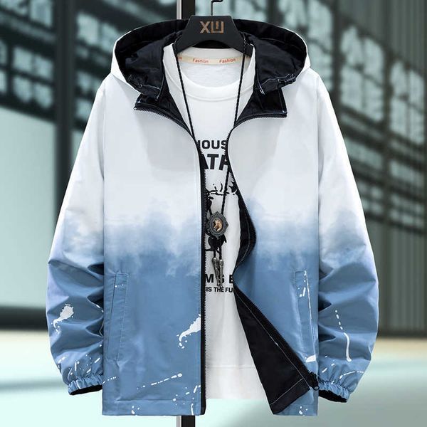 men casual jacket wear on both sides gradient hooded autumn outerwear jackets and streetwear men's clothing plus size 7xl x0621, Black;brown
men casual jacket wear on both sides gradient hooded autumn outerwear jackets and streetwear men's clothing plus size 7xl x0621, Black;brown