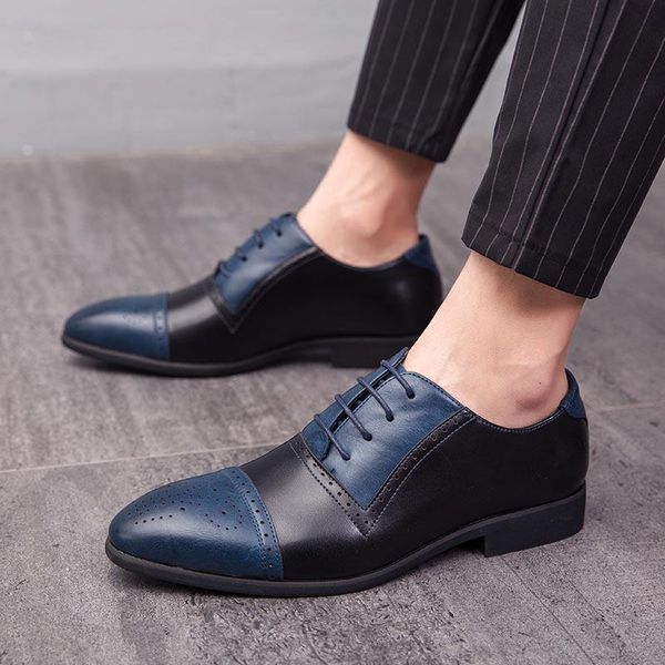 dress shoes luxury designer pointed mixed color patchwork men casual oxford loafers business formal footwear zapatos hombre, Black
dress shoes luxury designer pointed mixed color patchwork men casual oxford loafers business formal footwear zapatos hombre, Black