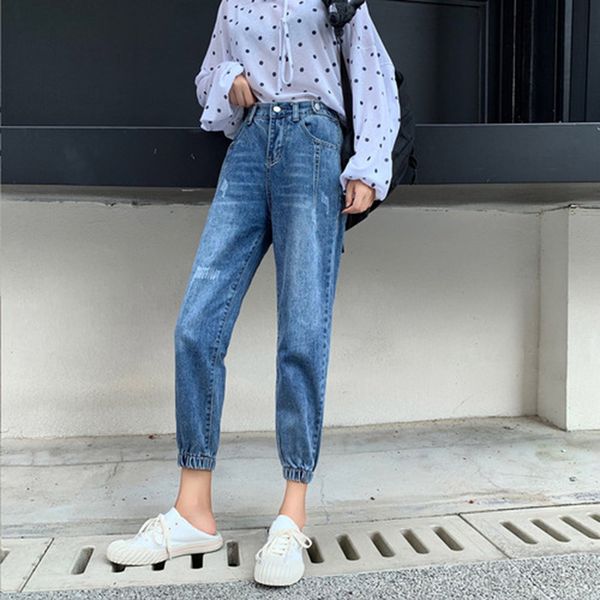 jeans arrival autumn korea fashion high-waisted female deniharem denim all combined casual vintage blue
jeans arrival autumn korea fashion high-waisted female deniharem denim all combined casual vintage blue