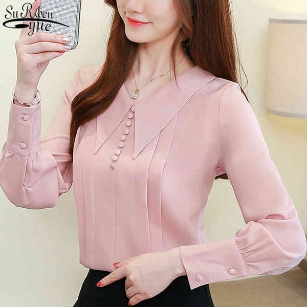 autumn lantern long sleeve slim female chiffon blouse korean solid v-neck office lady style women's shirt pullover 11100 210427, White
autumn lantern long sleeve slim female chiffon blouse korean solid v-neck office lady style women's shirt pullover 11100 210427, White