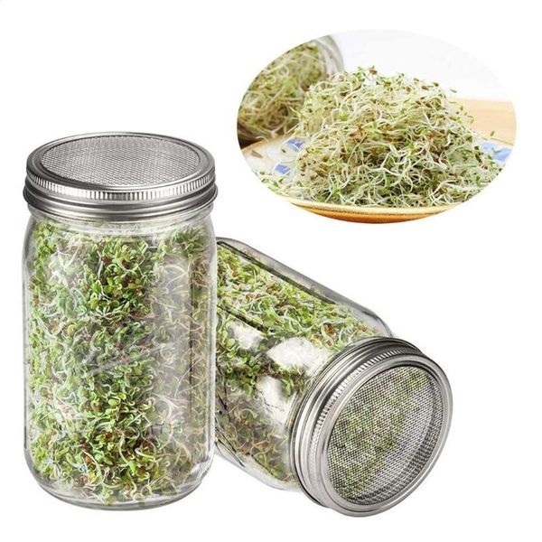 wide mouth plastic mason jar sprouting lid grade mesh sprout cover seed germinator accessories stainless steel planters & pots
wide mouth plastic mason jar sprouting lid grade mesh sprout cover seed germinator accessories stainless steel planters & pots