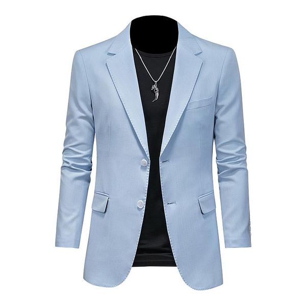 men's suits & blazers spring autumn men sky blue blazer fashion slim casual for brand mens suit designer jacket outerwear s-5xl, White;black
men's suits & blazers spring autumn men sky blue blazer fashion slim casual for brand mens suit designer jacket outerwear s-5xl, White;black