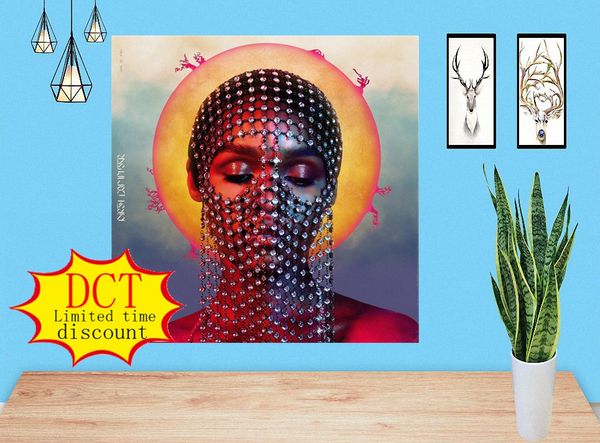 janelle monáe dirty computer album poster music cover silk art print