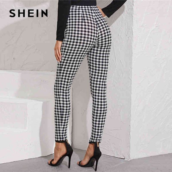 shein black and white zipper front gingham print skinny preppy pants women autumn streetwear ladies basic long stretchy trousers1, Black;white
shein black and white zipper front gingham print skinny preppy pants women autumn streetwear ladies basic long stretchy trousers1, Black;white