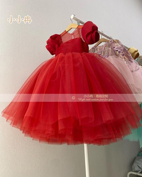 girl's dresses girls red dress fashion knee length children's birthday party style princess pageant christmas gowns pograghy, Red;yellow
girl's dresses girls red dress fashion knee length children's birthday party style princess pageant christmas gowns pograghy, Red;yellow